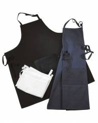 Bib Apron, Cotton Twill